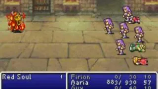 Final Fantasy II Dawn of Souls Solo Maria Boss Run #4 Red Soul