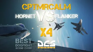 The Best Dogfight Scene Ever? Out Numbered 4-1 - GUNS ONLY! This is the result! Cpt MrCalm | DCS