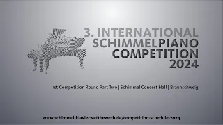 1st Competition Round Day Two | International Schimmel Piano Competition 2024 - LIVE
