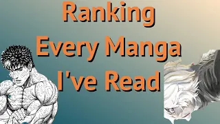 Ranking EVERY Manga I've Read Tierlist