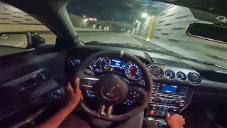 EPIC LATE NIGHT SHELBY GT350 POV DRIVE!! *RAW SOUND*