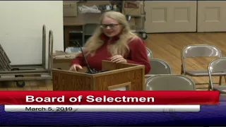 Board of Selectmen - 2019-03-05