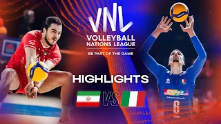 🇮🇷 IRI vs. 🇮🇹 ITA - Highlights Week 2 | Men's VNL 2023