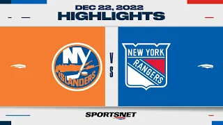 NHL Highlights | Islanders vs. Rangers - December 22, 2022