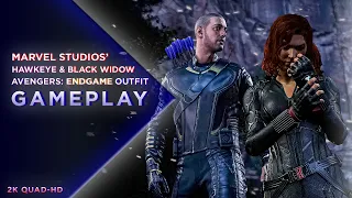 Marvel's Avengers - Gameplay Hawkeye/ Black Widow "MCU Outfit" [PC 1440p 60FPS] (No Commentary)