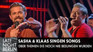 Sasha & Klaas singen Songs über sinnlose Themen | Late Night Berlin | ProSieben