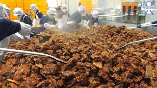 Amazing size! Korea's largest cauldron and spicy pork bone stew mass production factory