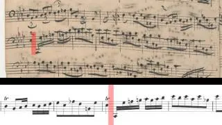 BWV 1010 - Cello Suite No.4 (Scrolling)