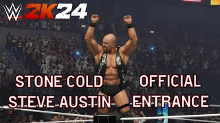 WWE 2K24: Stone Cold Steve Austin Full Official Entrance!