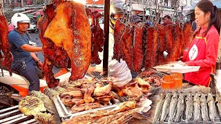 FAMOUS Cambodian Street Food - Delicious Grilled Fish, Beef, Duck, Pork, Desserts, Snacks & More