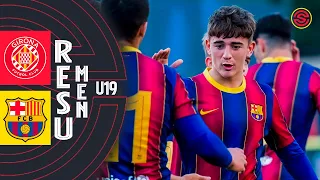 RESUMEN: Girona FC vs FC Barcelona Juvenil A U19 2021