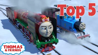 Thomas & Friends UK™ | Top 5 Coolest Engines! | Best of Thomas Highlights | Kids Cartoon