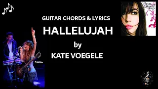 Hallelujah by Kate Voegele - Guitar Chords and Lyrics ~ CAPO 5th fret ~ (some TAB in song also)