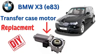 BMW X3 (E83) Transfer case motor /actuator/ replacement - DIY. Transfer Case ATC400