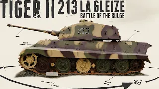 Tiger II Königstiger "213" - La Gleize - Walkaround.