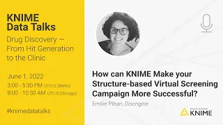 How can KNIME make your structure-based virtual screening campaign more successful? - Emilie Pihan