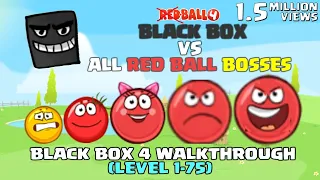 RED BALL 4: Black Box ALL LEVELS (1-75) Complete Game Walkthrough VOLUME 1,2,3,4,5