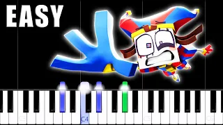 The Amazing Digital Circus - "Wacky World" | EASY Piano Tutorial