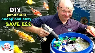 DIY fish pond filter cheap easy.