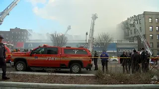 E-bike battery sparks fire at Bronx supermarket; 4 firefighters, 1 other injured
