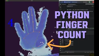 Finger Counter using mediapipe Python |Cheap Tof 3d dept camera