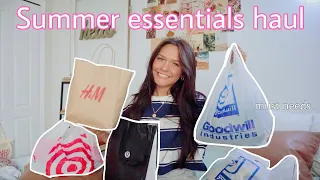 Huge SUMMER clothing haul *summer essentials*