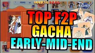 TOP F2P EARLY, MID, LATE AND END GAME GACHA WEARS!! - RAGNAROK ORIGIN