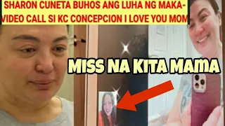 SHARON CUNETA BUHOS ANG LUHA NG MKA USAP SI KC SA VIDEO CALL MISS N KITA MAMA