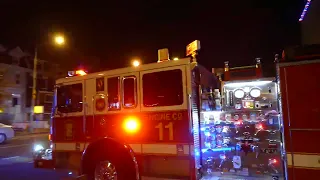 Ding!  Box! DCFD Engine 11 and Battalion 4 respond to a fire