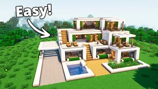 Minecraft: Ultimate Modern House Tutorial🏠