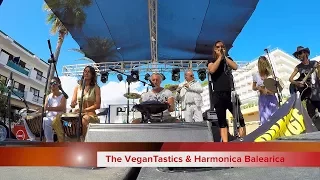 The VeganTastics & Harmonica Balearica live at Cala Llonga, Ibiza / Spain