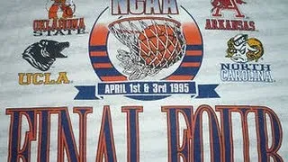 1995 NCAA Final Four Semi Final  Arkansas vs. North Carolina last 3 mins.