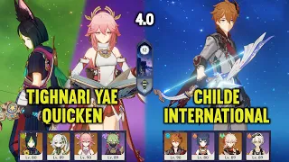 (F2P) C0 TIGHNARI YAE Quicken & C0 CHILDE International | 4.0 Spiral Abyss Floor 12 | Genshin Impact