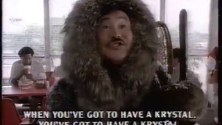 1985 Krystal fast food restaurant commercial.