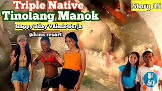 Triple Native Tinolang Manok || Valerie Borja's simple bday celebration @ hms resort