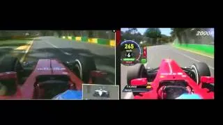 Alonso onboard Australia 2014 VS 2013