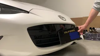 Mazda MX-5 ND Miata Front License Plate Solution