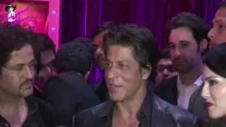 Shah Rukh Khan at the screening of the film 'Jackpot'  with Sunny Leone, Sachin Joshi & others