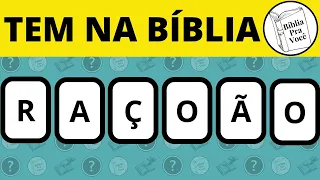 QUIZ COM LETRAS EMBARALHADAS – DESCUBRA QUAL É A PALAVRA – A DICA É: TEM NA BÍBLIA