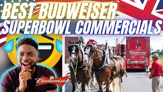 🇬🇧BRIT Reacts To THE BEST BUDWEISER SUPERBOWL COMMERCIALS!