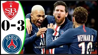 PSG 3-0 Brest All Goals & Extended Highlights 2021