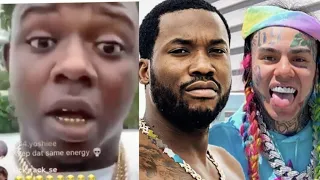 Jackboy Reacts to 6ix9ine Running up on Meek Mill