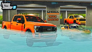 U-HAUL STORE FLOODED! $100,000 IN DAMAGE (CLEANUP RESCUE) | FS22