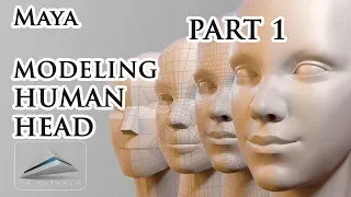 Head Modeling Tutorial Part1 | Learn Maya