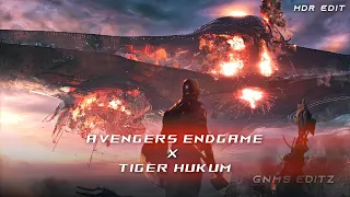 Avengers ENDGAME X Tiger Hukum 💥 - Tamil HDR Marvel Edit ⚡ @GNMS_Editz