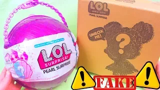 НОВЫЙ ОГРОМНЫЙ КИТАЙСКИЙ ЛОЛ ДЕШЁВАЯ ПОДДЕЛКА LOL Pearl BIG SURPRUSE Fake LOL Dolls Unboxing