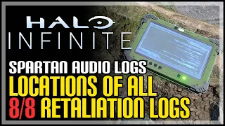 All Retaliation Spartan Audio Log Locations Halo Infinite