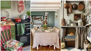 English country farmhouse kitchen decorating ideas.English Antique farmhouse kitchen decor tips.