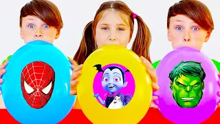 Mystery Colored Balloons and other fun videos for kids with Adriana and Ali