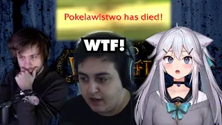 Vei Reacts to Poke Dying with Sodapoppin in HC WOW